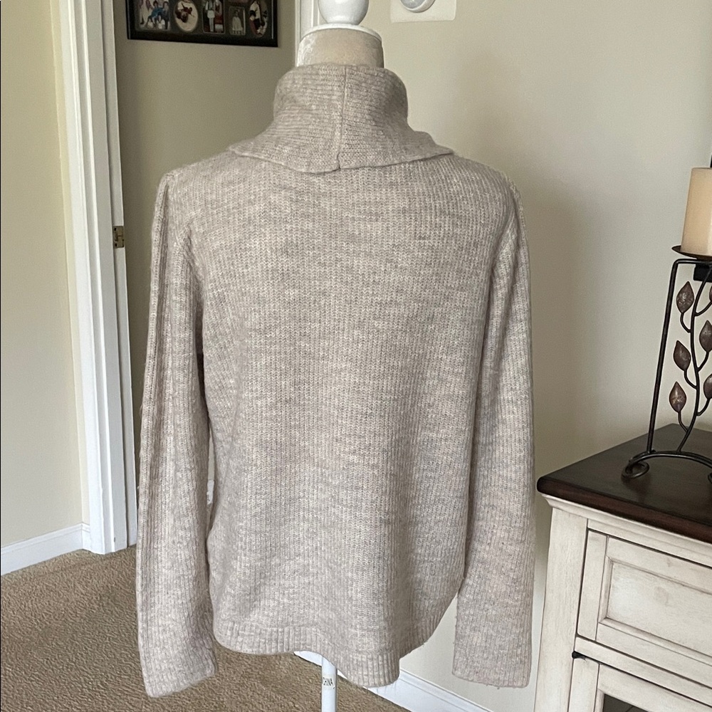 Tahari Beige Cowl Neck Sweater - Picture 2 of 11